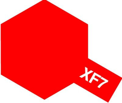 Tamiya Color Enamel Paint XF-7 Flat Red (10ml)