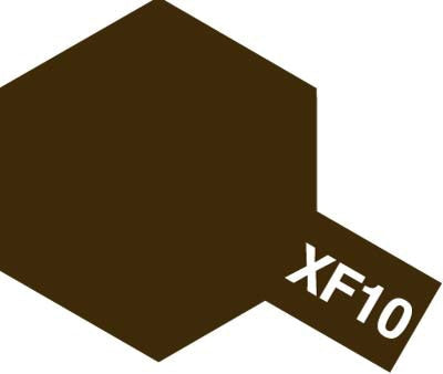 Tamiya Color Enamel Paints XF-10 Flat Brown (10ml)