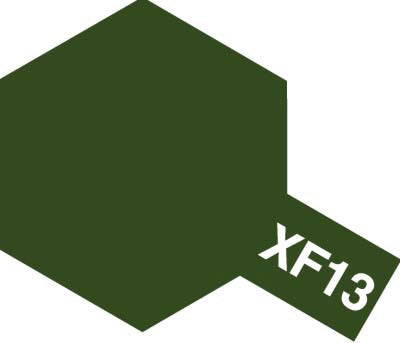 Tamiya Color Enamel Paints XF-13 J.A. Green (10ml)