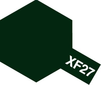 Tamiya Color Enamel Paint XF-27 Black Green (10ml)