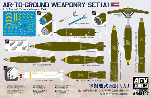 AFV Club Air-to-Ground Weaponry Set (A) (1:48)