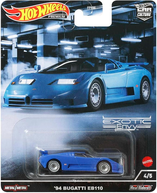 Hot Wheels Car Culture Exotic Envy 1994 Bugatti EB110 (1:64)