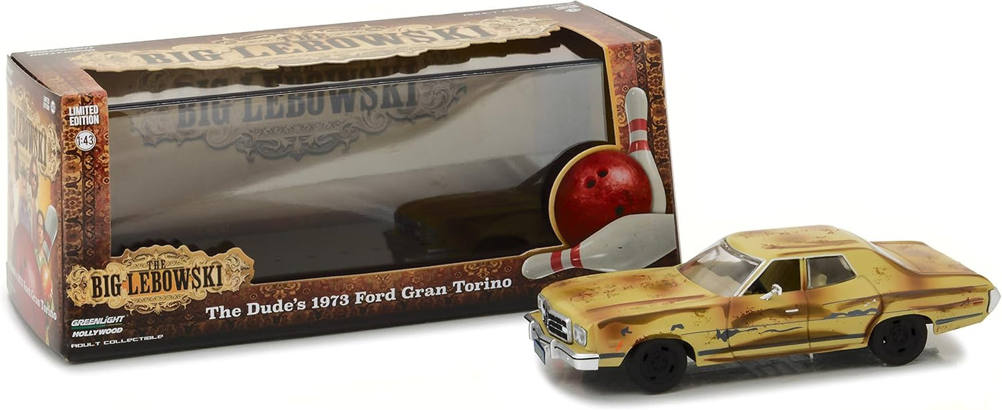 Greenlight The Big Lebowski The Dude's 1973 Ford Gran Torino (1:43)