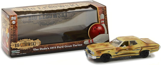 Greenlight The Big Lebowski The Dude's 1973 Ford Gran Torino (1:43)