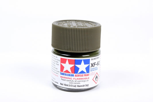 Tamiya Acrylic Mini XF-62 Olive Drab (10ml)