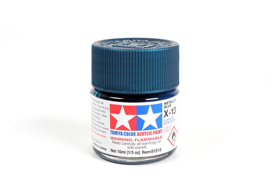 Tamiya Acrylic Mini X-13 Metallic Blue (10ml)