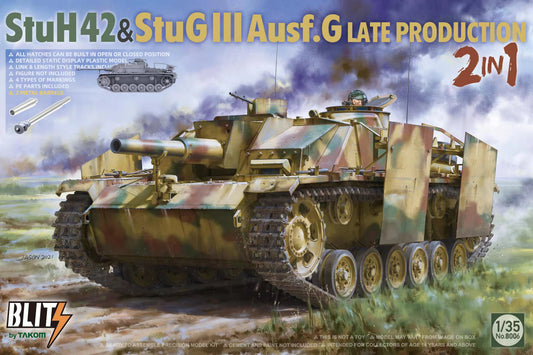 Takom StuH42 & StuG III Ausf.G Late Production (1:35)