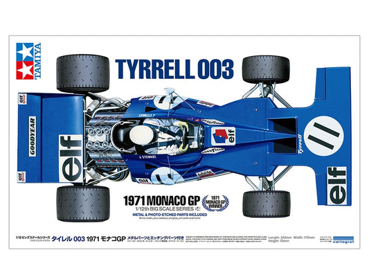 Tamiya Tyrrell 003 1971 Monaco GP (1:12)