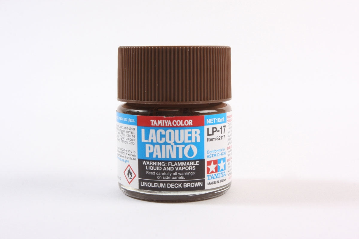 Tamiya Lacquer - LP-17 Linoleum Deck Brown (10ml)