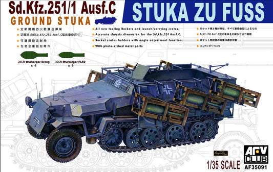 AFV Club Sd.Kfz.251/1 Ausf.C Ground Stuka (1:35)