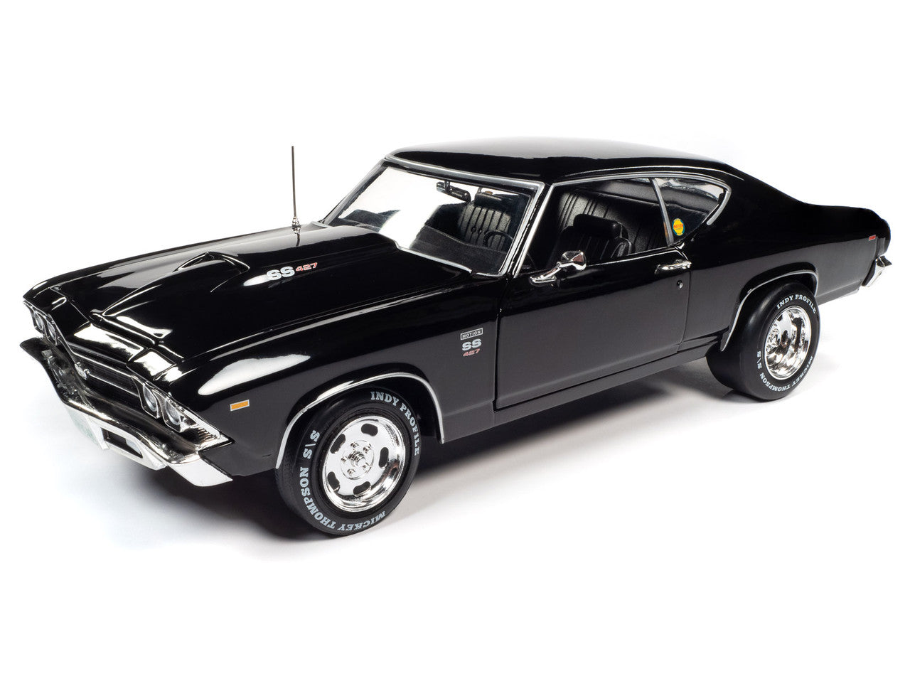Auto World 1969 Baldwin Motion Chevelle Phase III - Tuxedo Black (1:18)