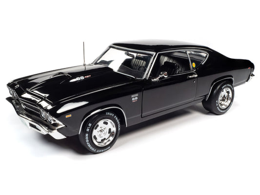 Auto World 1969 Baldwin Motion Chevelle Phase III - Tuxedo Black (1:18)