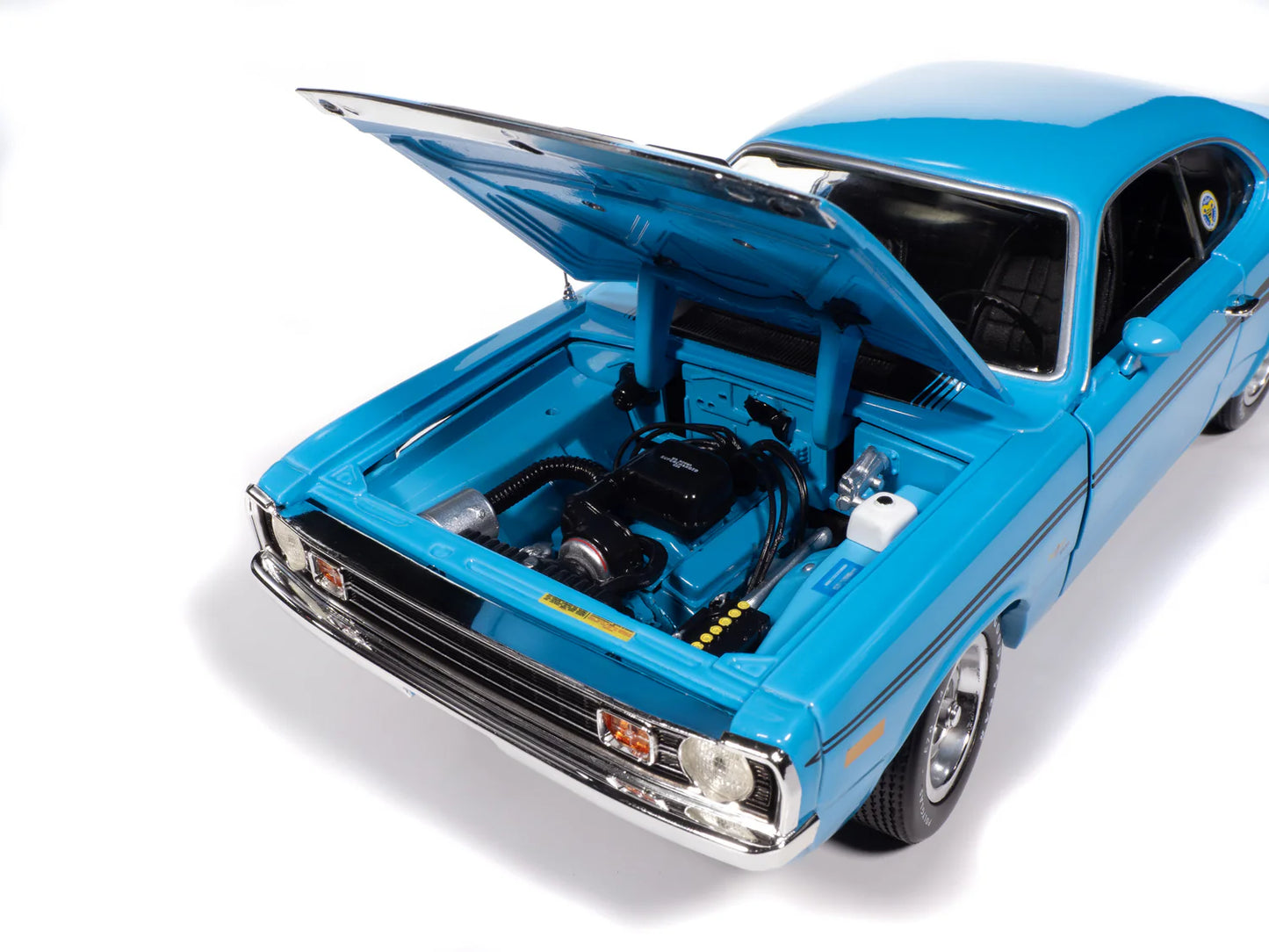 Auto World Mecum Auctions 1972 Dodge Demon GSS - Petty Blue (1:18)