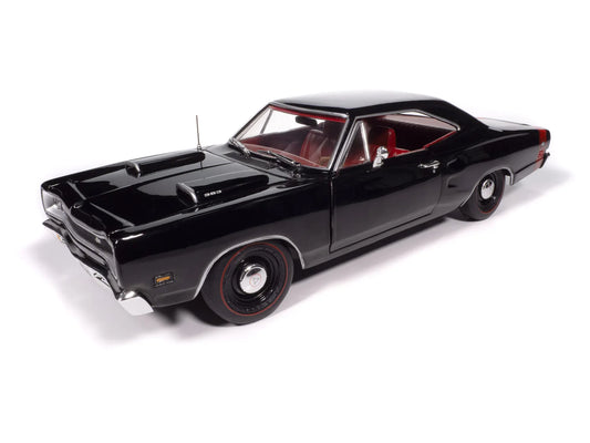 Auto World MCACN 1969 Dodge Coronet Super Bee - Gloss Black (1:18)