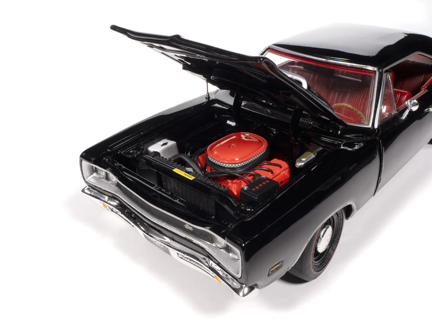 Auto World MCACN 1969 Dodge Coronet Super Bee - Gloss Black (1:18)