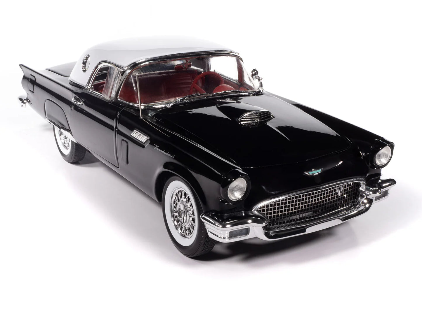 Auto World 1957 Ford Thunderbird - Ford Raven Black (1:18)