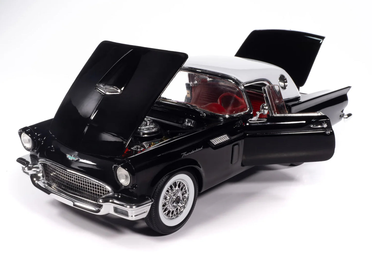 Auto World 1957 Ford Thunderbird - Ford Raven Black (1:18)