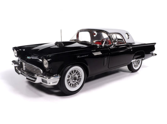 Auto World 1957 Ford Thunderbird - Ford Raven Black (1:18)