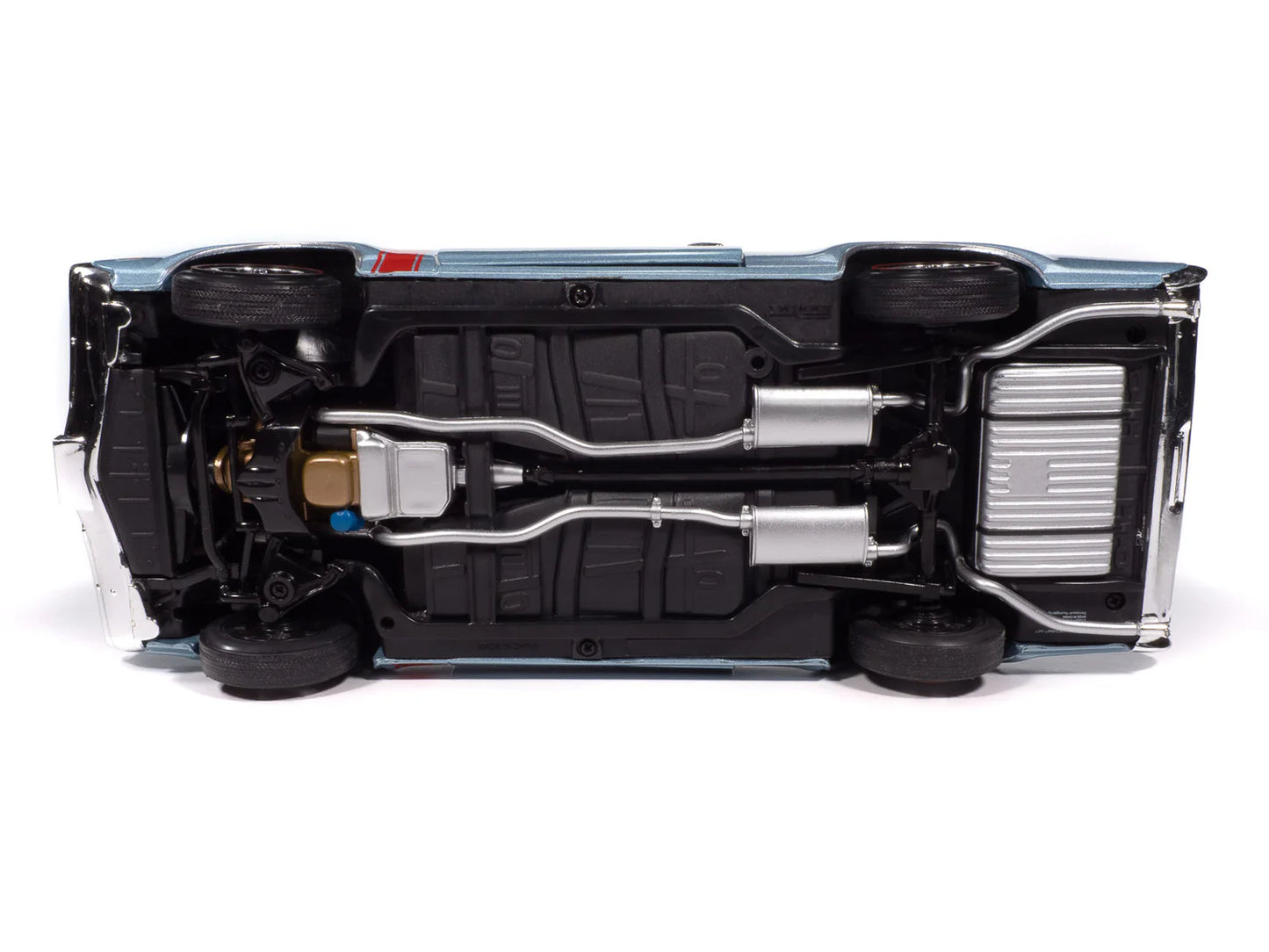 Auto World 1968 Oldsmobile 442 W30 Holiday Coupe - Teal Frost (1:18)