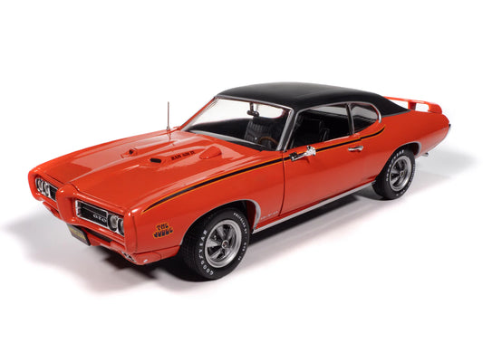 Auto World Mecum Auctions 1969 Pontiac GTO Judge - Carousel Red (1:18)