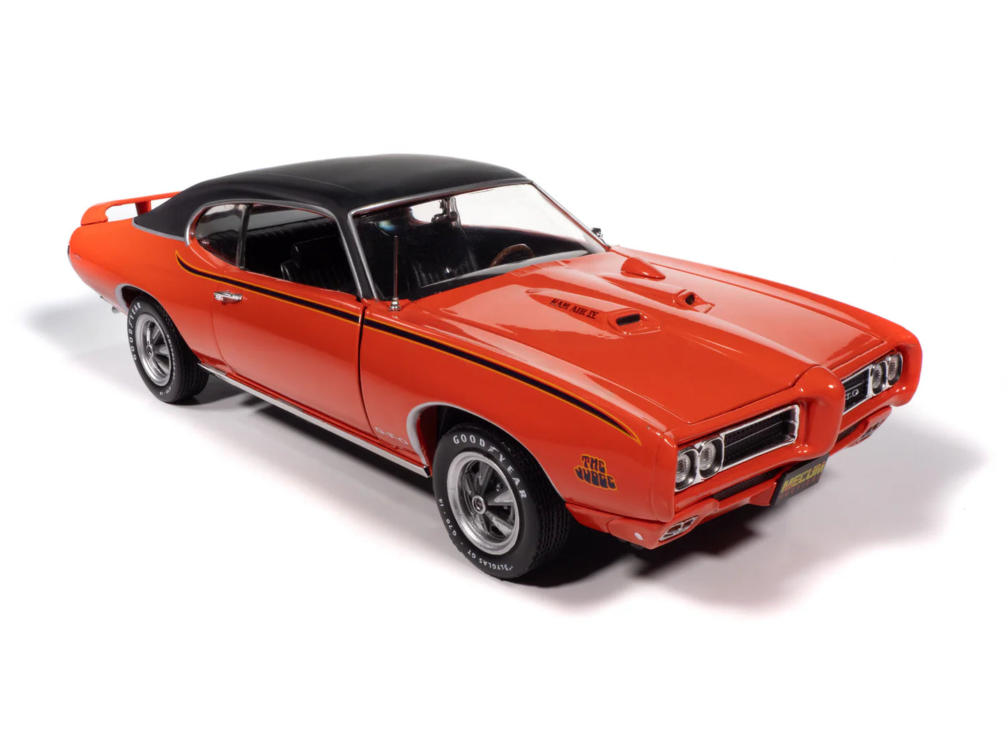 Auto World Mecum Auctions 1969 Pontiac GTO Judge - Carousel Red (1:18)