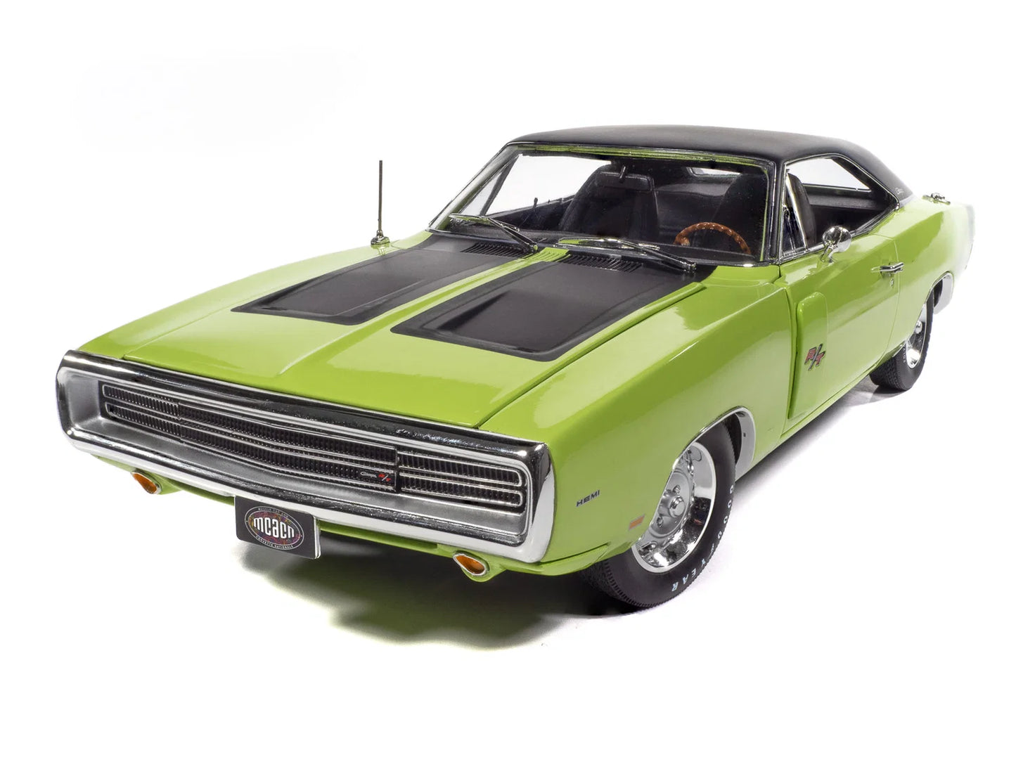 Auto World MCACN 1970 Dodge Charger R/T - Sublime Green (1:18)