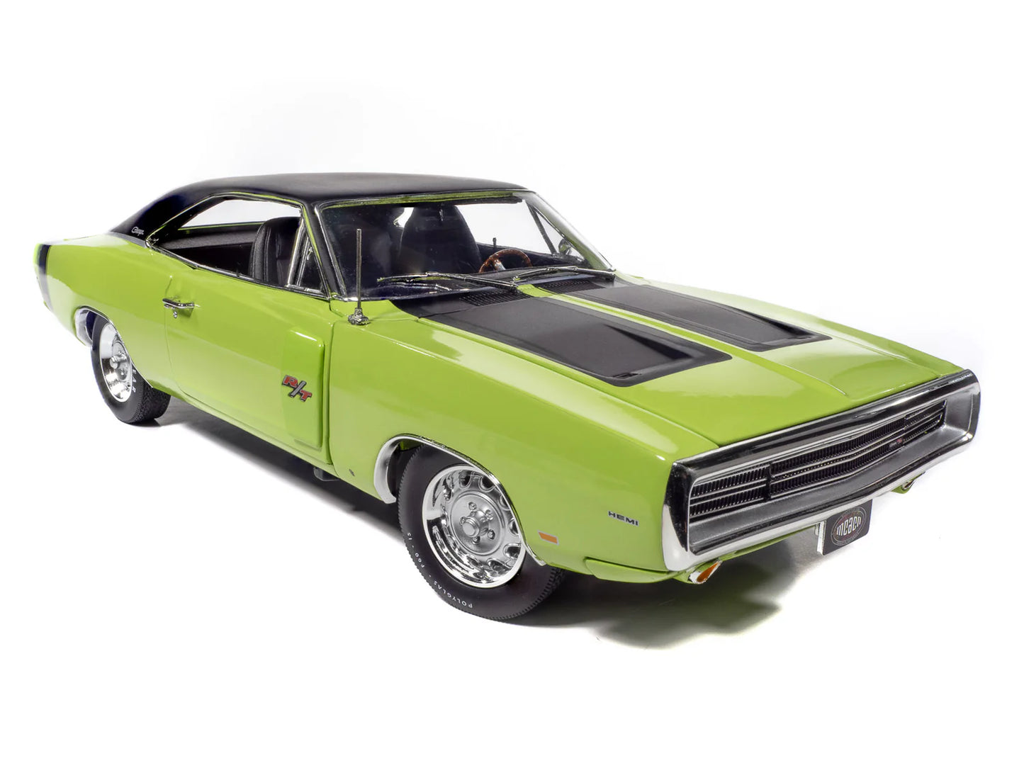 Auto World MCACN 1970 Dodge Charger R/T - Sublime Green (1:18)
