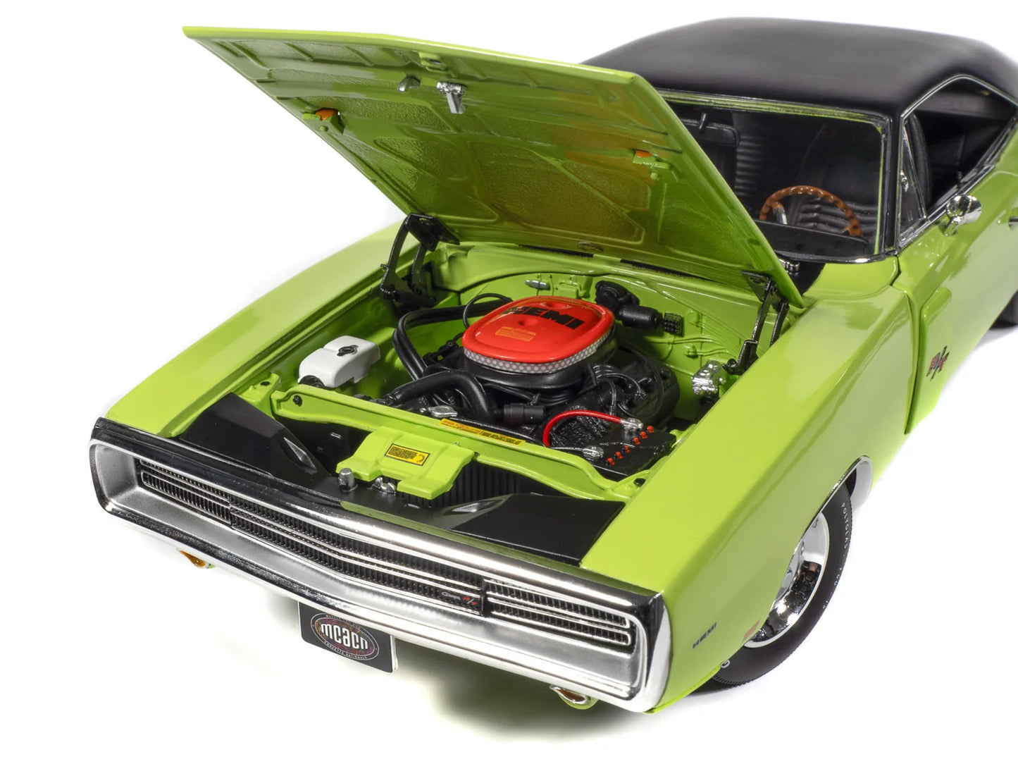 Auto World MCACN 1970 Dodge Charger R/T - Sublime Green (1:18)