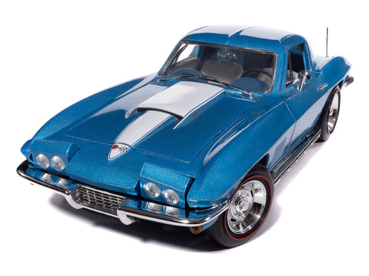 Auto World 1967 Chevrolet Corvette Stingray - Marina Blue (1:18)