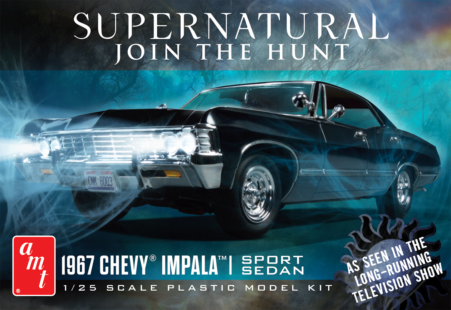 AMT 1967 Chevy Impala Sport Sedan from Supernatural (1:25)