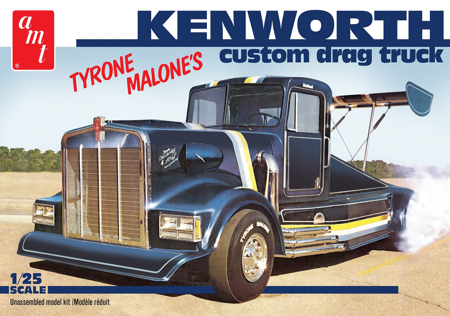 AMT Tyrone Malone's Kenworth "Hideout Truck" Aerodyne and Custom Drag Truck Set (1:25)