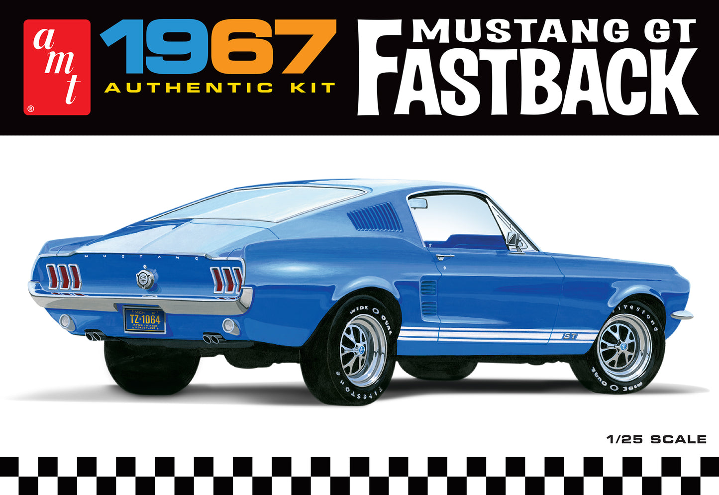 AMT 1967 Ford Mustang GT Fastback (1:25)