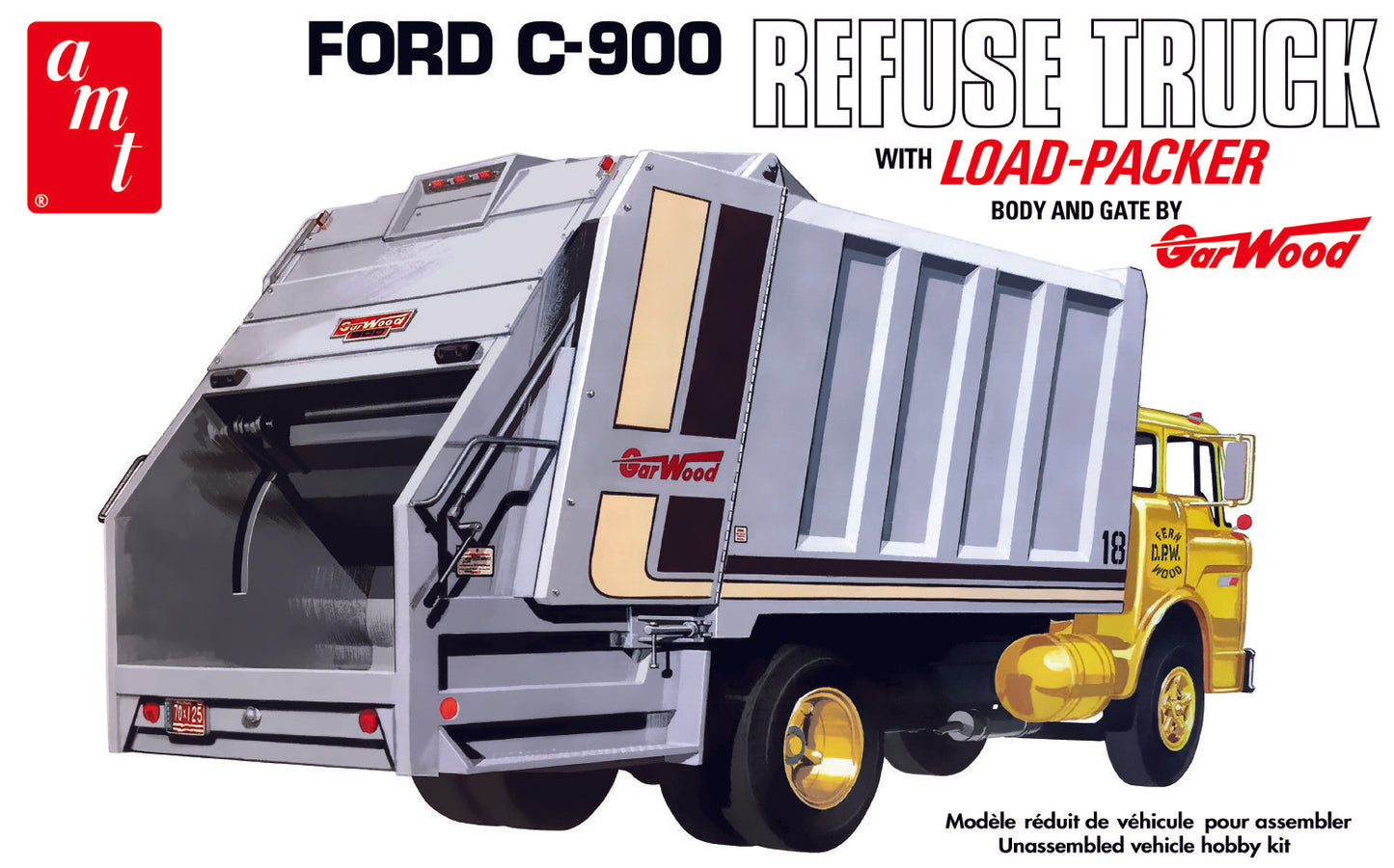 AMT Ford C-600 Refuse Truck with Load-Packer (1:25)