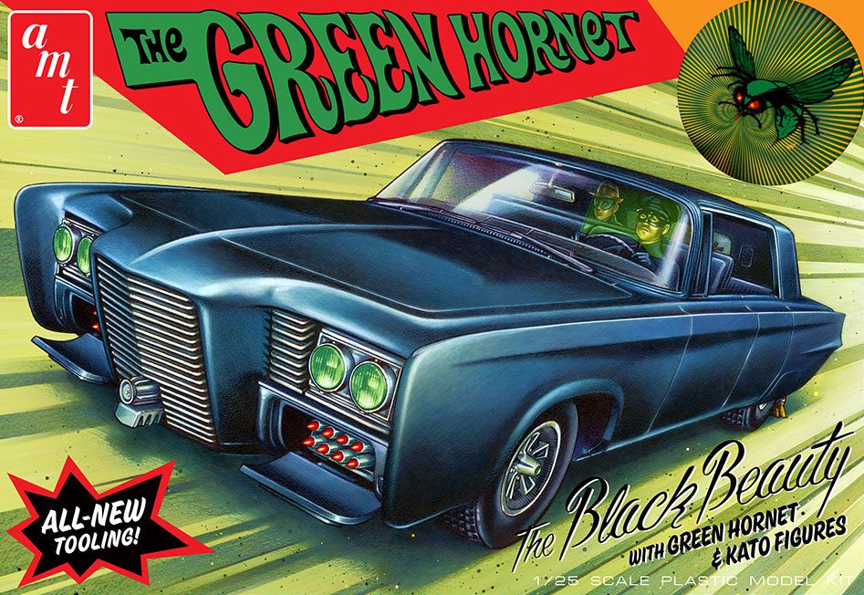 AMT The Green Hornet - The Black Beauty with Green Hornet & Kato Figures (1:25)