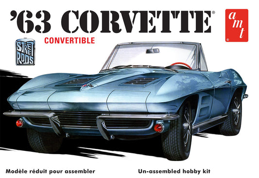 AMT 1963 Chevy Corvette Convertible (1:25)