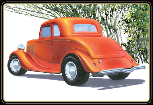 AMT 1934 Ford Street Rod - 5 Window Coupe (1:25)