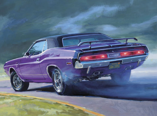 AMT 1970 Dodge Challenger R/T - USPS Auto Art Stamp Series (1:25)