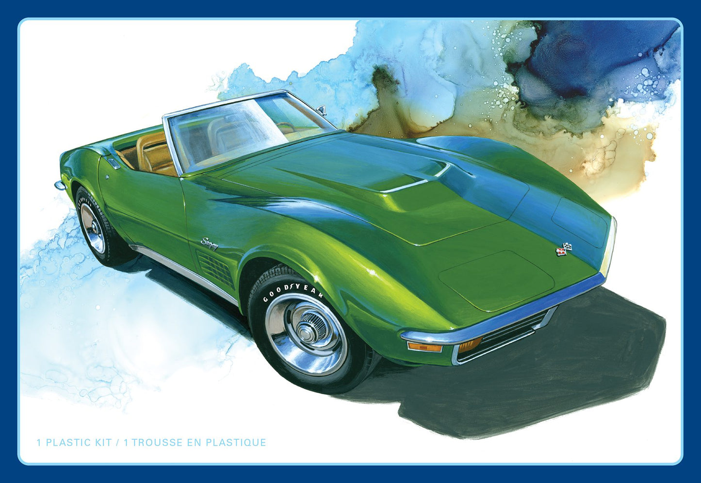 AMT 1972 Corvette Convertible (1:25)