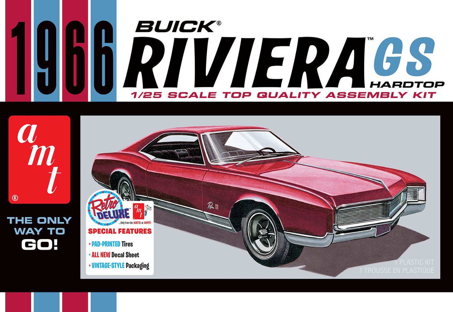 AMT 1966 Buick Riviera GS Hardtop (1:25)