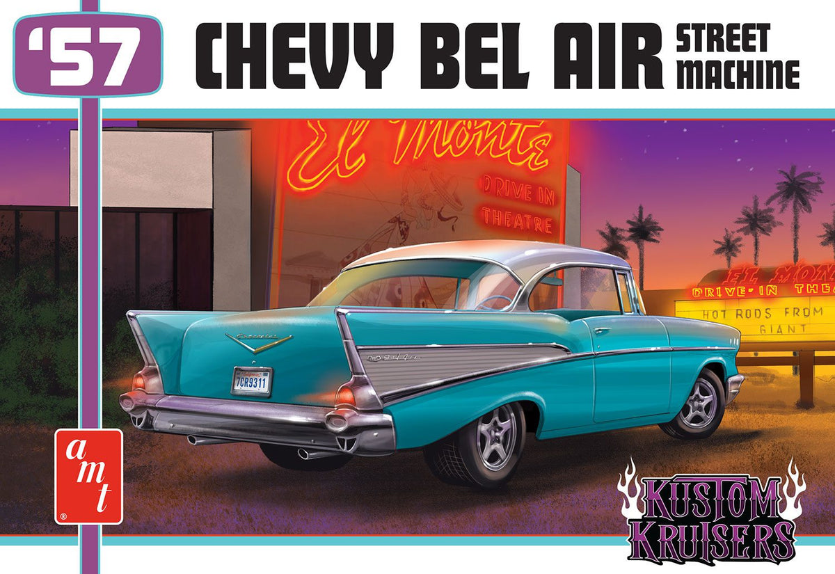 AMT Kustom Kruisers 1957 Chevy Bel Air Street Machine (1:25)