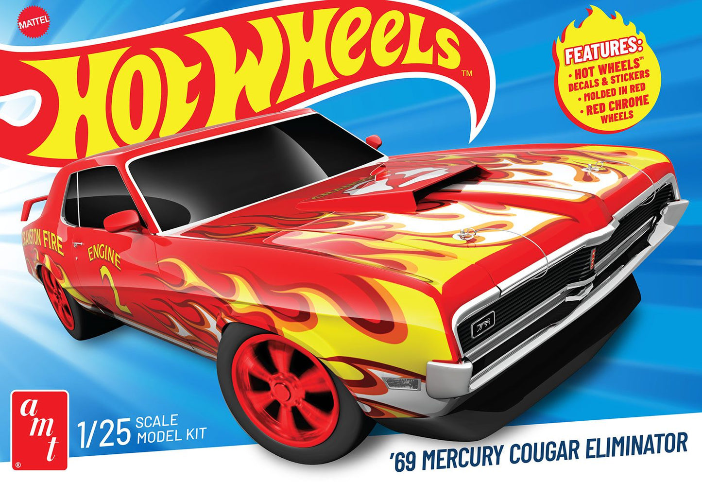 AMT Hot Wheels 1969 Mercury Cougar Eliminator (1:25)