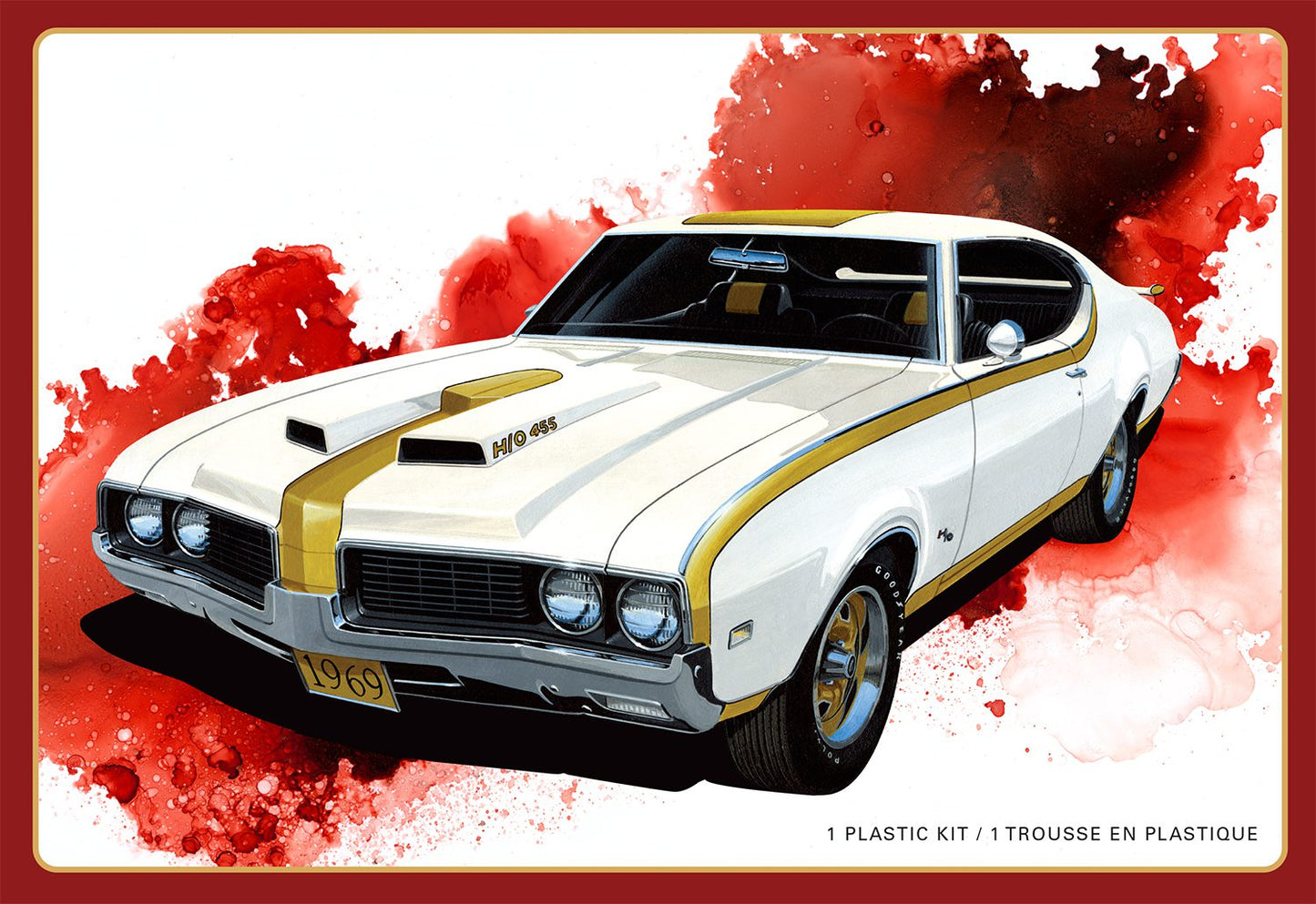 AMT 1969 Hurst Oldsmobile 442 (1:25)