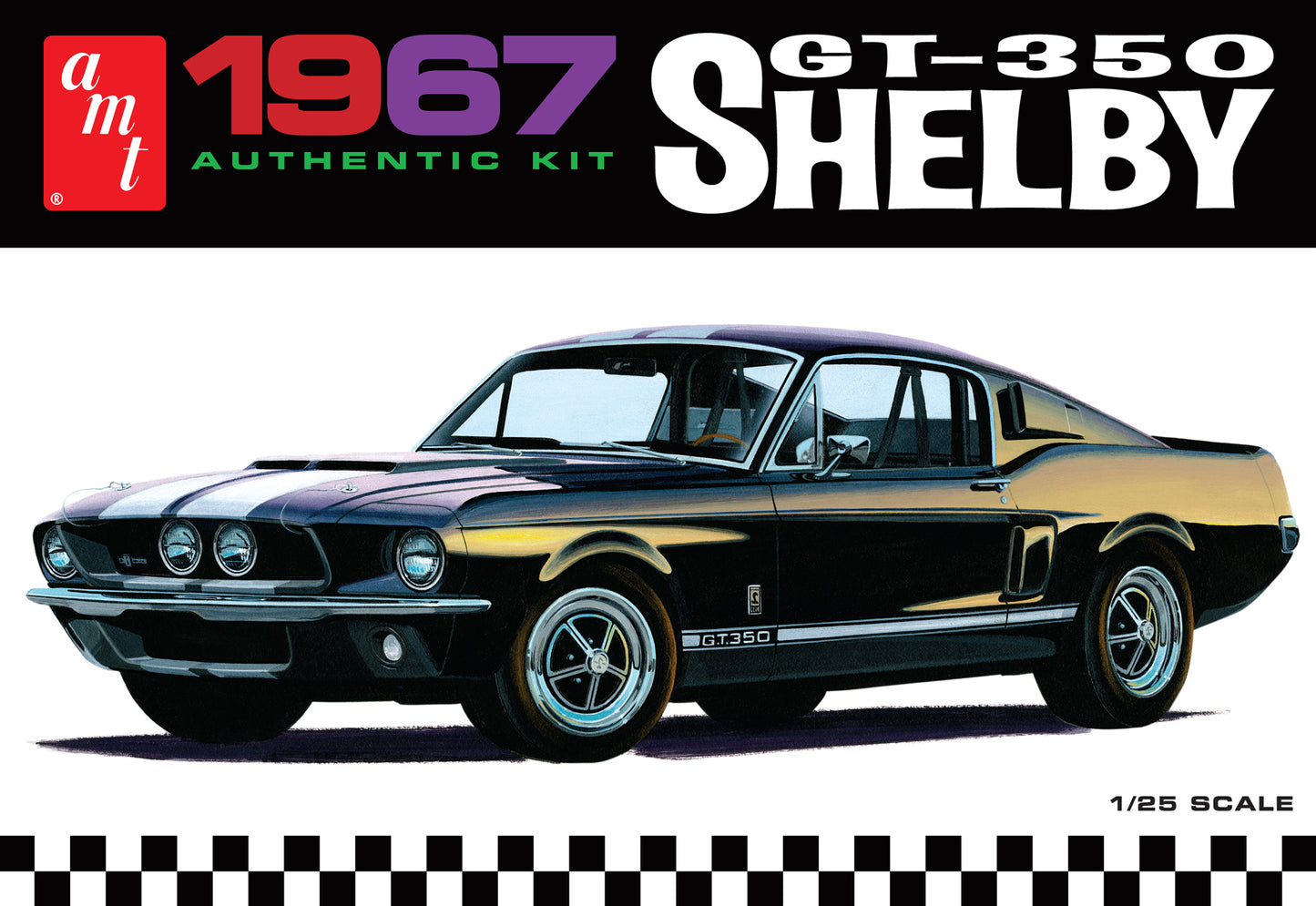 AMT 1967 Shelby GT-350 - Molded in White (1:25)