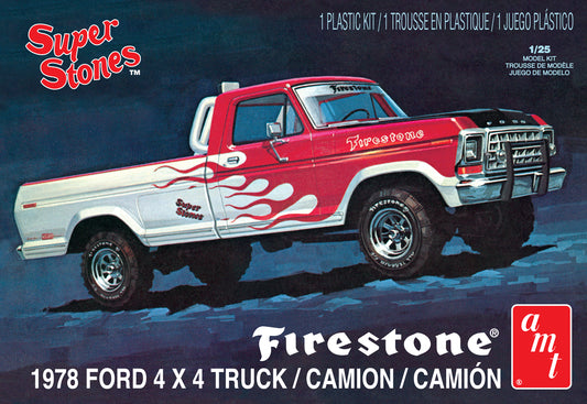 AMT 1978 Ford 4x4 Truck - Firestone Super Stones (1:25)