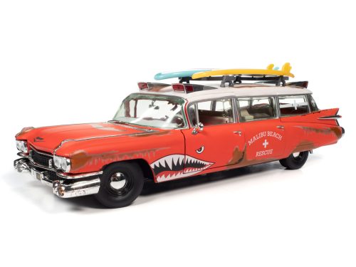 Auto World 1959 Cadillac Eldorado Ambulance - Surf Shark (1:18)