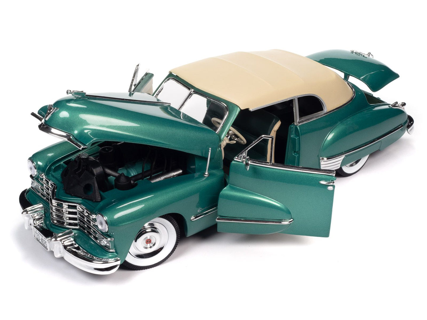 Auto World 1947 Cadillac Series 62 Soft Top - Metallic Green (1:18)