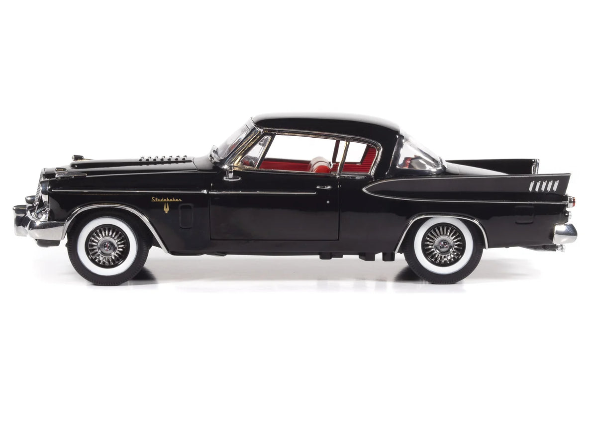 Auto World 1957 Studebaker Golden Hawk - Midnight Black (1:18)