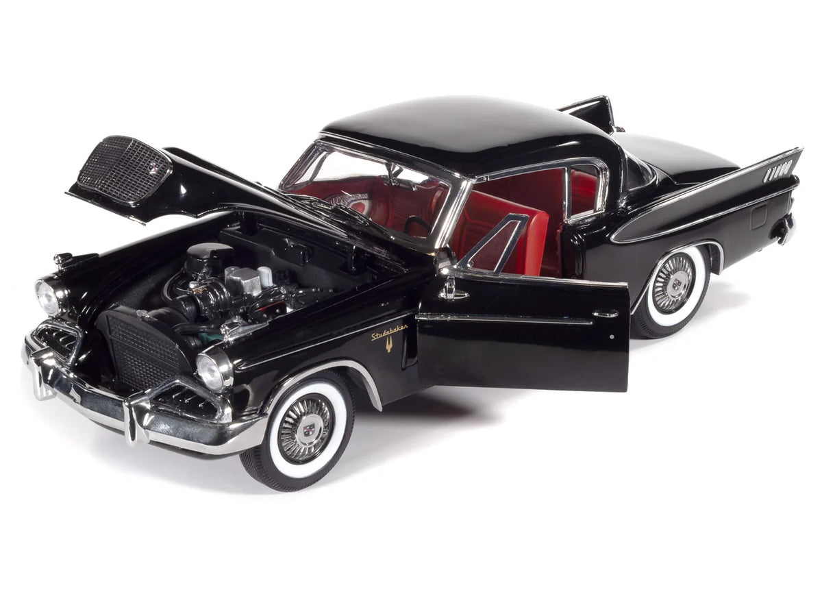 Auto World 1957 Studebaker Golden Hawk - Midnight Black (1:18)