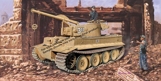 Dragon Models Bergepanzer Tiger I Sd.Kfz.181 Ausf.E Late Production with Zimmerit (1:72)