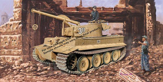 Dragon Models Bergepanzer Tiger I Sd.Kfz.181 Ausf.E Late Production with Zimmerit (1:72)